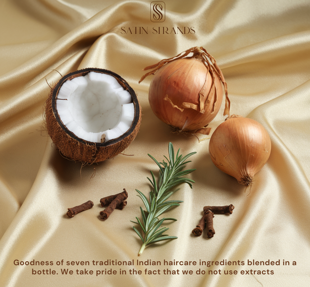 fresh ingredients, no extracts, onion, coconut, rosemary, cloves, seasme seeds